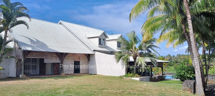 Elegant Riverside Villa for Sale in Secure Gated Community - Providence sur Mer, Belle Mare.