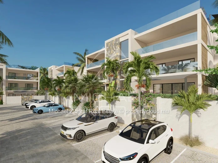 Appartement 3 chambres avec jardin et piscine privée – Tamarin