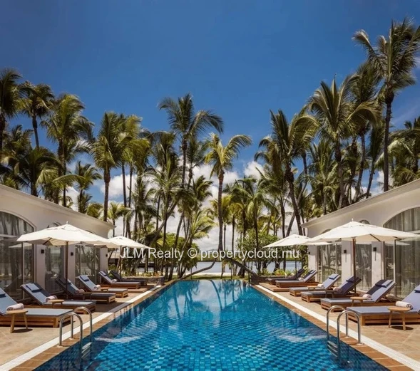 For sale, exclusive villa in a 5* beachfront resort in Belle Mare on the east coast of Mauritius