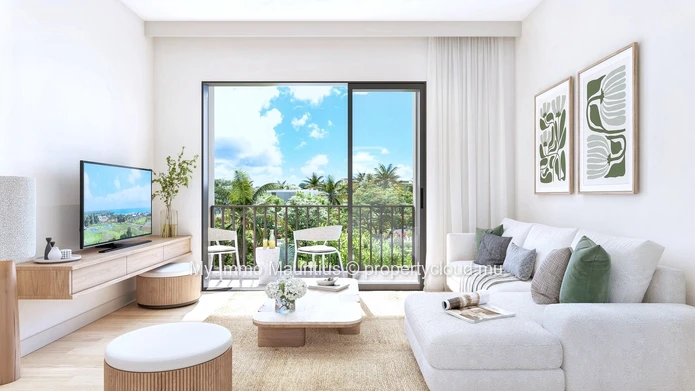 New development on the seafront with golf course - North-East Mauritius