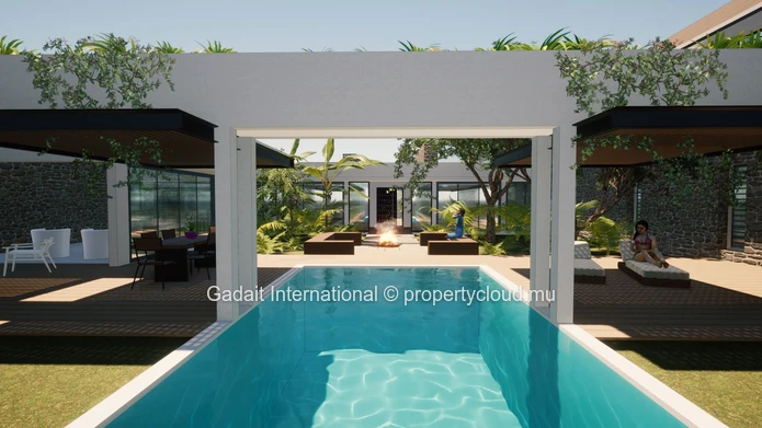 Villa I7: a 560.7 m² contemporary oasis in the heart of the Anahita resort