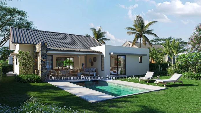 Sublime 3 bedroom villas in a private estate with access to golf, beach & hotels in Beau Champ - Mauritius