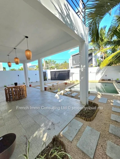 Belle villa de charme a pereybere, 3 chambres, piscine jardin et vaste terrasse