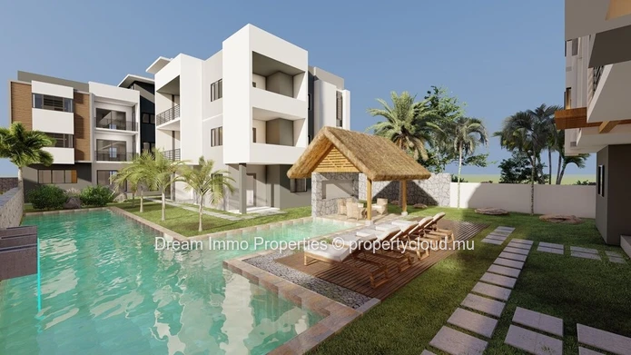 Sea view penthouse with rooftop & private pool in Flic en Flac - Mauritius
