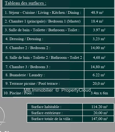 Projet - Vila à vendre à Grand Baie