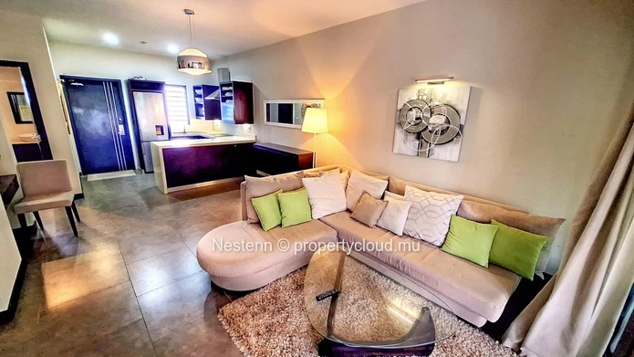 Appartement de 2 chambres en rez-de-jardin