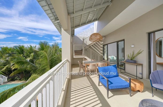 Luxurious furnished apartment in Péreybère with rooftop pool and sea view - Ideal investment for foreigners - €715,000