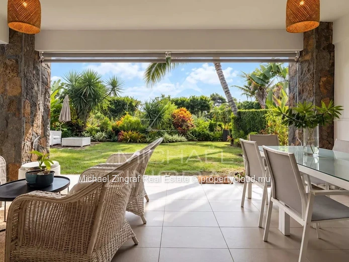 Appartement 3 chambres avec jardin privé au cœur d’Azuri