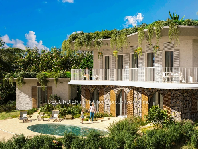 Sublime villa avec vue sur une des plus belles Baie de l'île Maurice