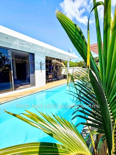Villa contemporaine neuve avec piscine privée à louer à Grand Baie