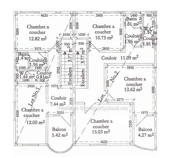 Duplex of 109.72 m2