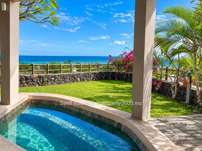 Exceptional 3-Bedroom Duplex with Spectacular Le Morne & Lagoon Views