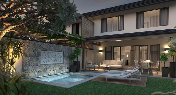 Duplex De 3 Chambres Avec Piscine Privée A Cap Malheureux - Ile Maurice
