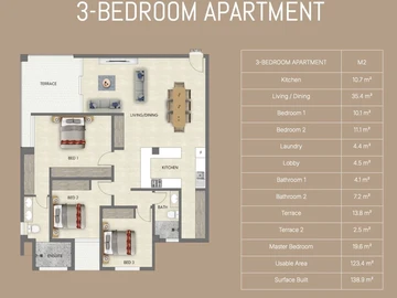 Appartement de 2 Chambres