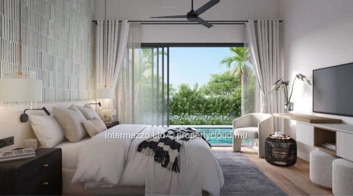 PDS Villa for Sale in Grand Baie – 170 sqm Living Area, 401 sqm Plot, 3 Bedrooms, Private Pool, Tropical Kiosk – €670...