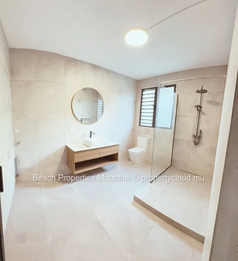2 bedroom duplex 1 bathroom and guest toilet, communal pool.