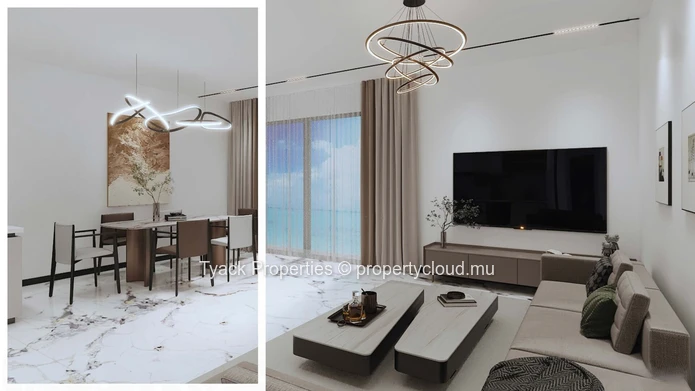 L’Élégance Absolue en Bord de Mer – Appartement de Luxe de 3 Chambres à Péreybère