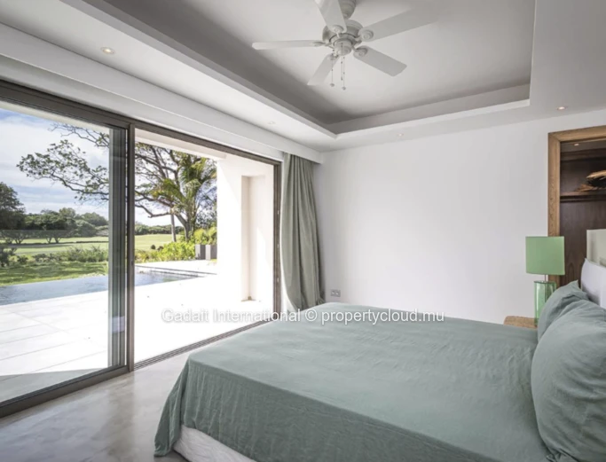 Architect-Designed 4-Suite Villa with Pool and Golf View in Anahita, Mauritius