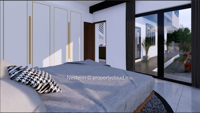 Villa moderne de 3 chambres en construction