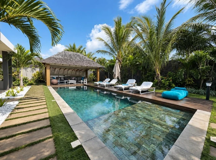Villa PDS 4 Chambres en Suite à Grand Baie – Piscine, Terrasse, Gazebo – €