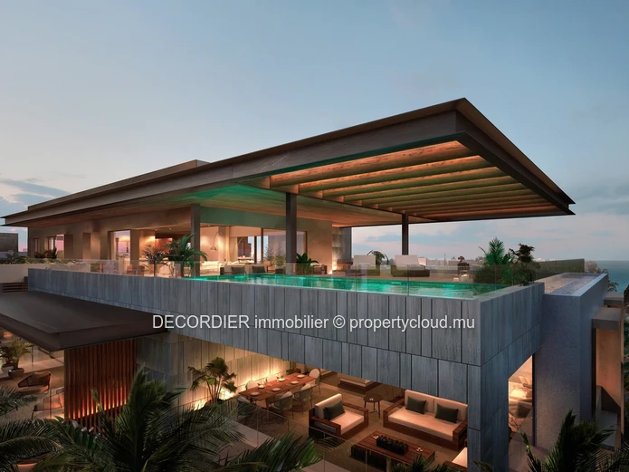 Penthouse avec 3 chambres en suite