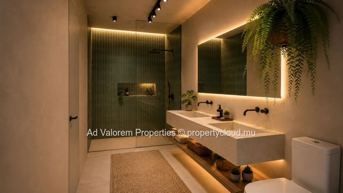 Villa contemporaine d’exception au cœur de La Balise Marina – Rivière Noire!