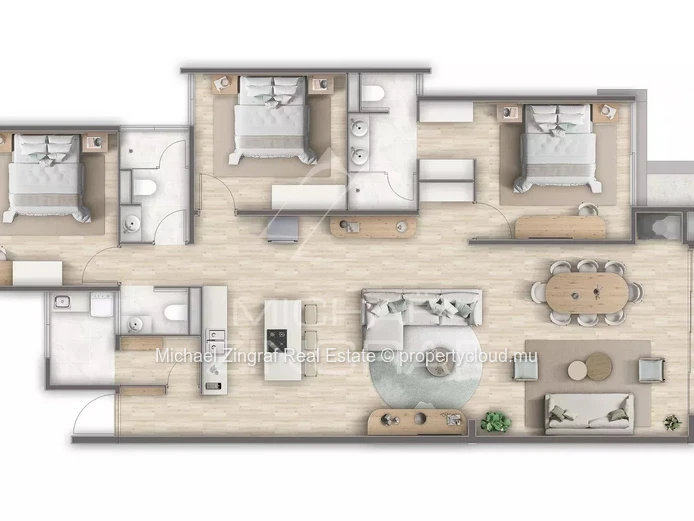 Appartements neufs 3 chambres au cœur d’un écrin de verdure à Moka