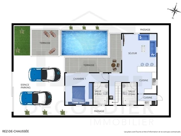 Maison de 3 Chambres