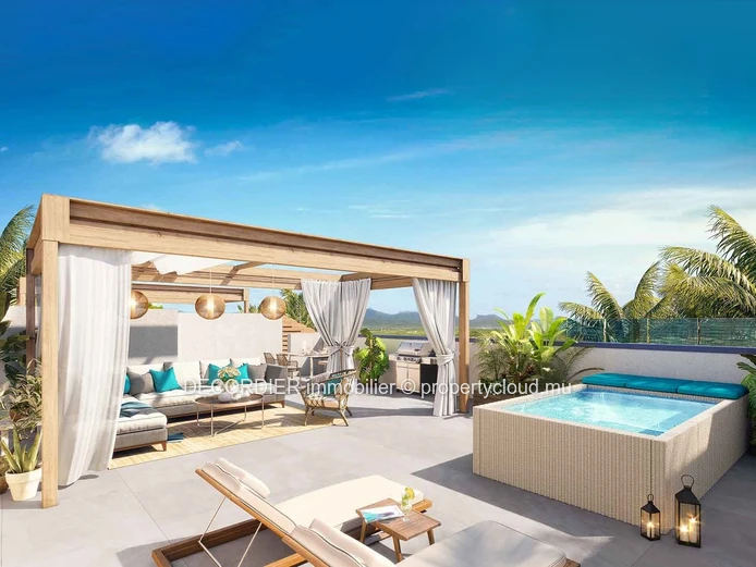 Penthouse de très haut standing à 5 mn de la plage de Péreybère et proche de Grand Baie