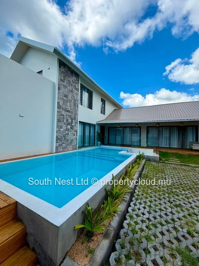 Villa contemporaine haut de gamme de 3 chambres à Pereybere | Finitions premium et piscine privée