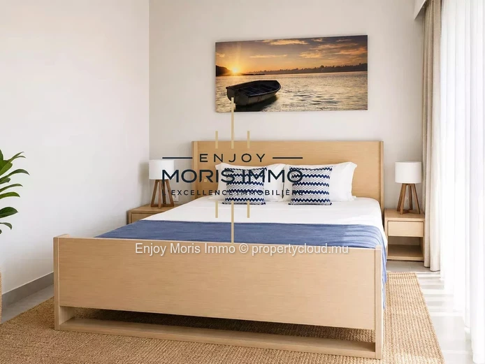 2-bedroom apartment in Mont Choisy, beach access on foot
