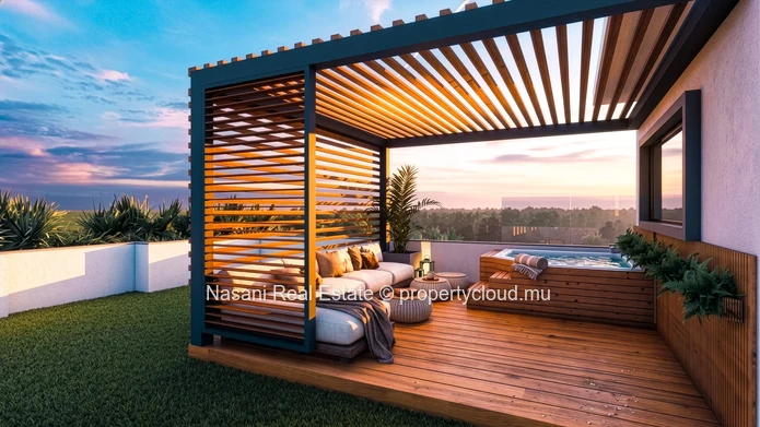 3-bedroom apartment in a private and exclusive 8 apartment building.