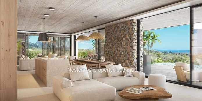 L'élégance absolue de cette incroyable villa de 445m2 au cœur de la nature mauricienne