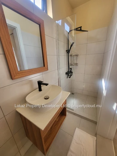 3-bedroom house with swimming pool for rent in Pointe aux Canonniers.