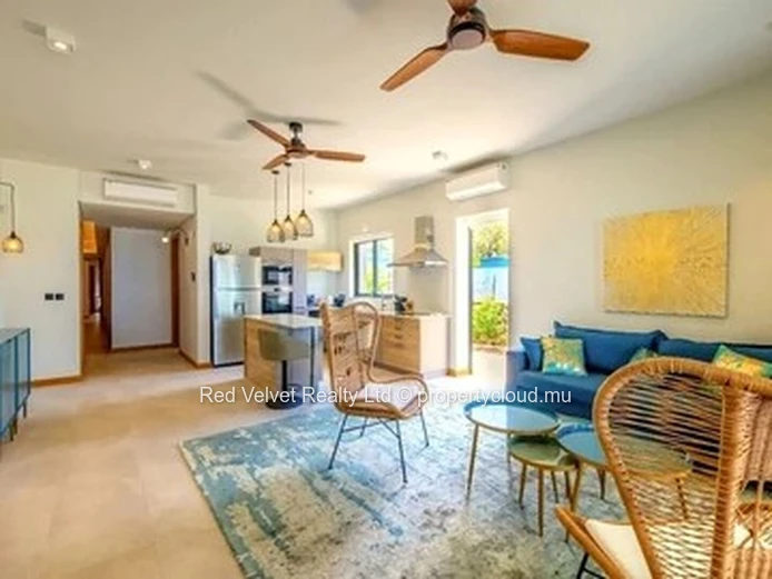 Luxurious Beachfront Apartment for Rent in Pereybere, Grand Baie
