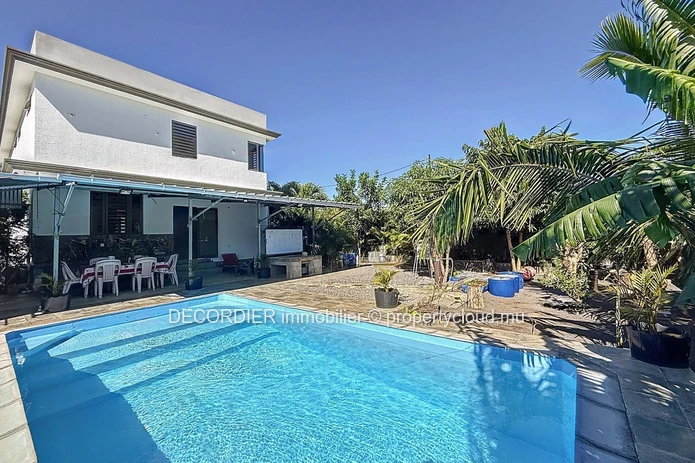 Modern home with pool