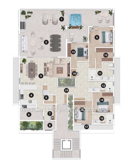 Penthouse Célimar Azuri UN DERNIER!!!