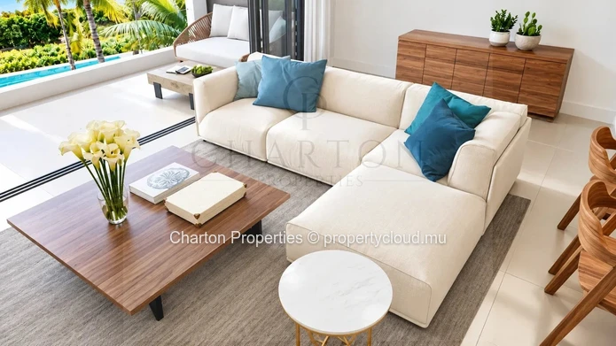 Appartement 3 chambres - L’élégance tropicale à quelques pas du lagon de Bain-Bœuf