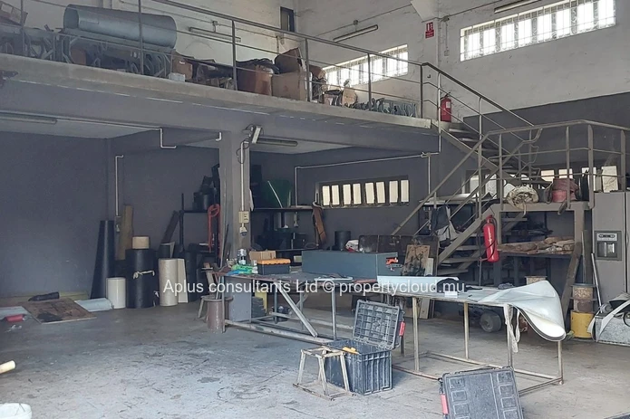 Industrial/Commercial Building For Sale with Mezzanine & Parking at Baie Du Tombeau, Terre Rouge.