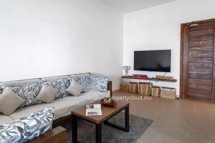 Beachfront Apartment for Sale – 2 En-Suite Bedrooms, Trou d’Eau Douce, East