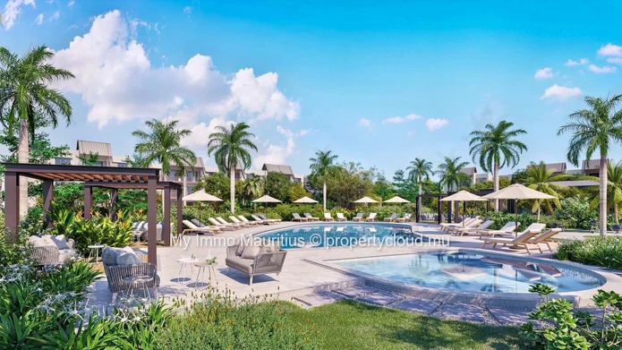 New development on the seafront with golf course - North-East Mauritius