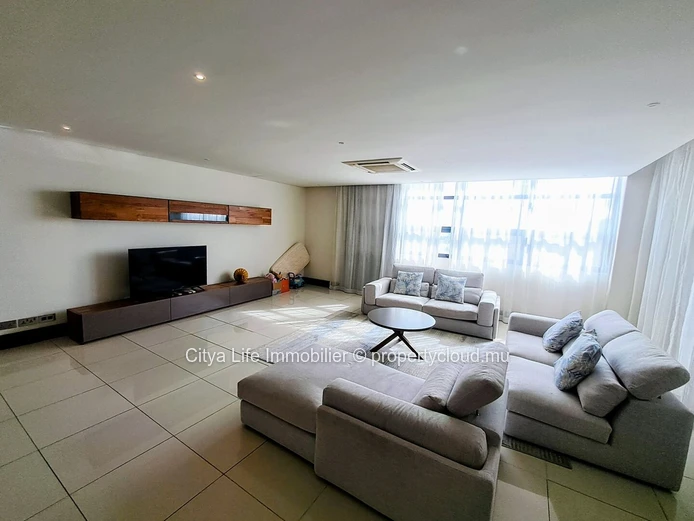 3-Bedroom Furnished Apartment for Rent in Grand Baie with Pool