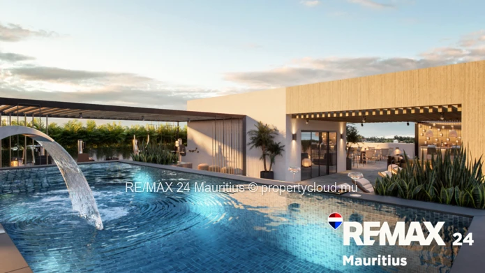 2-Bed Apartment in Pointe aux Canonniers | Walk to Beach & Rooftop Pool