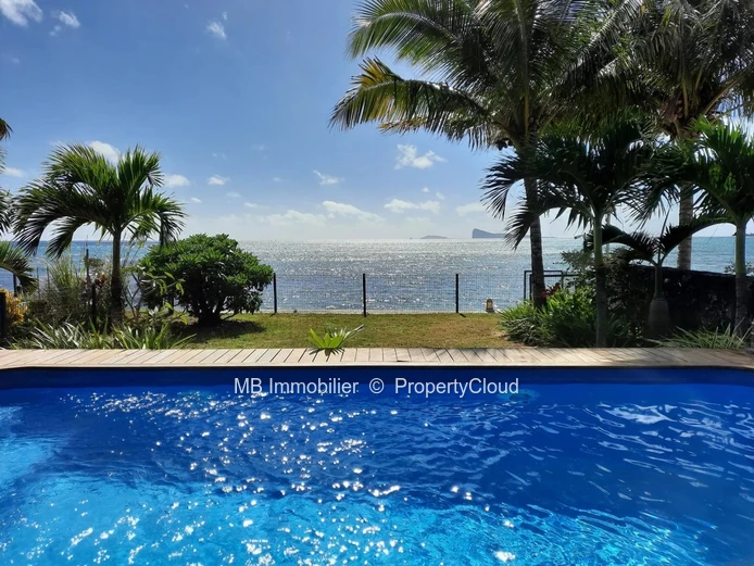 Villa en front de mer à louer à Pointe aux Canonniers