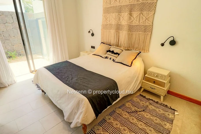 Appartement chic de 3 chambres en résidence sécurisée face à la plage