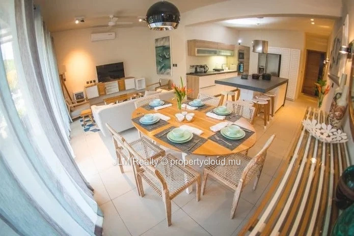 Appartement à louer dans la Marina à Rivière Noire, Île Maurice