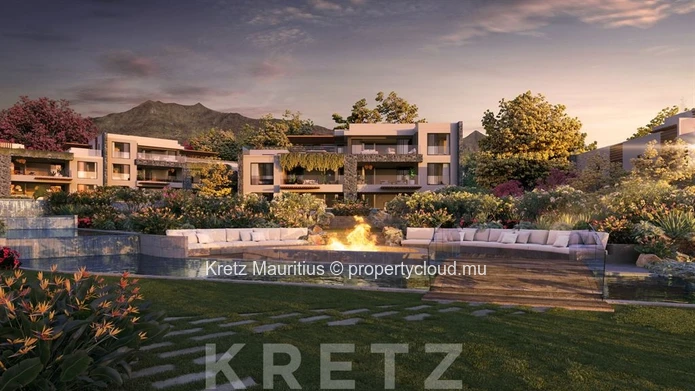 Three-bedroom seafront penthouse with views of Le Morne