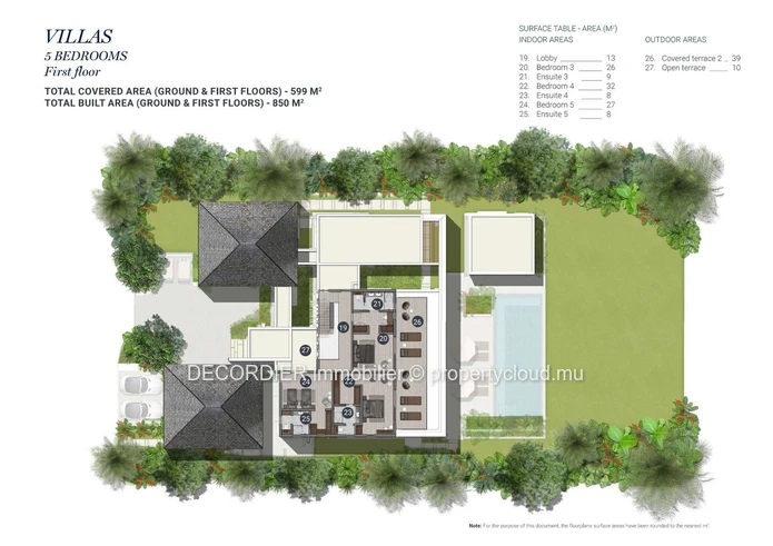 A vendre villa – Mont Choisy, situées au bord du fairway