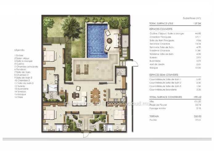RES Villa for Sale – Clos du Littoral, North Mauritius | 3 Suites | €699,000
