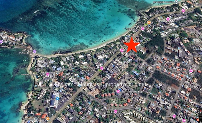 Appartement de 3 chambres proche de la plage de Pereybère